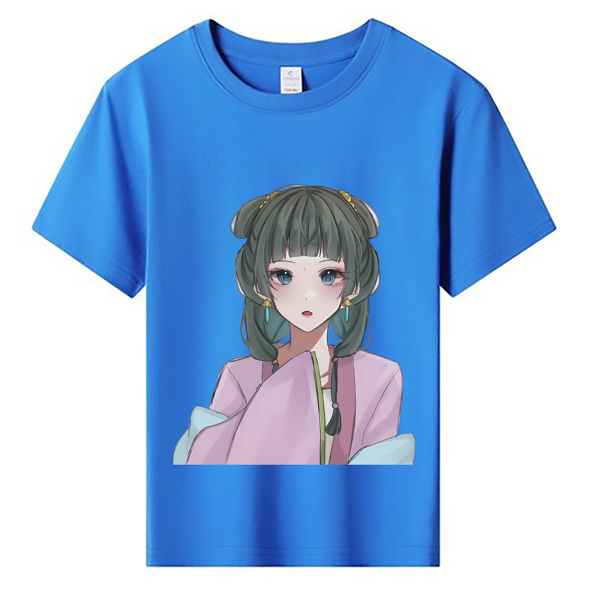 （画像用） 薬屋のひとりごと The Apothecary Diaries 綿100％キッズTシャツ（フロントプリント）